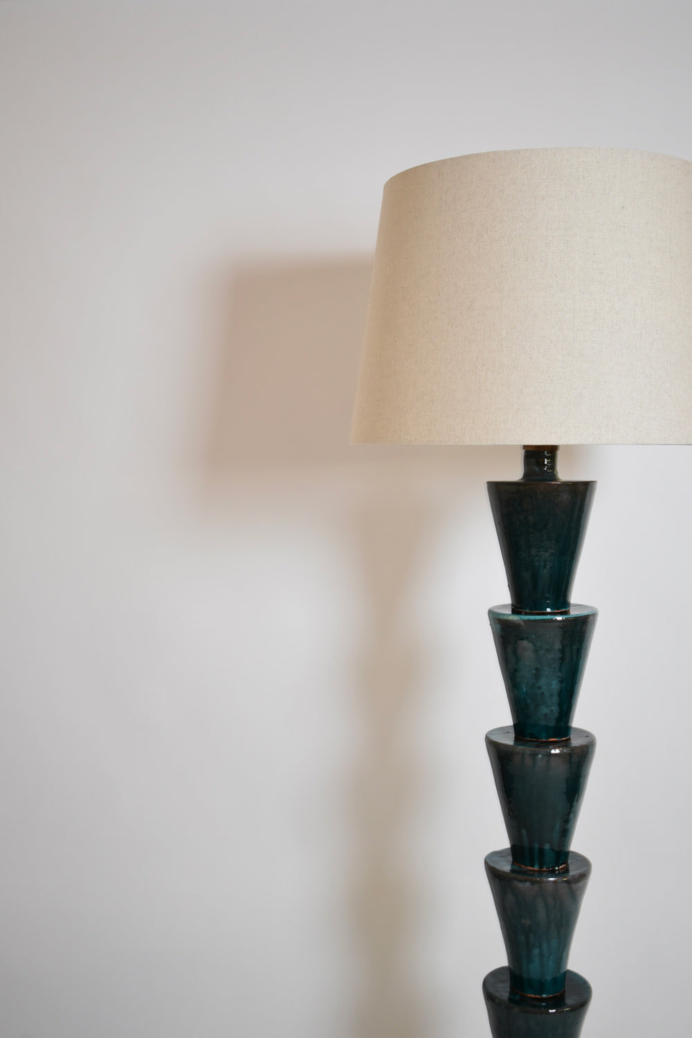 “Nizwa” dark turquoise  floor lamp, Barracuda Edition.