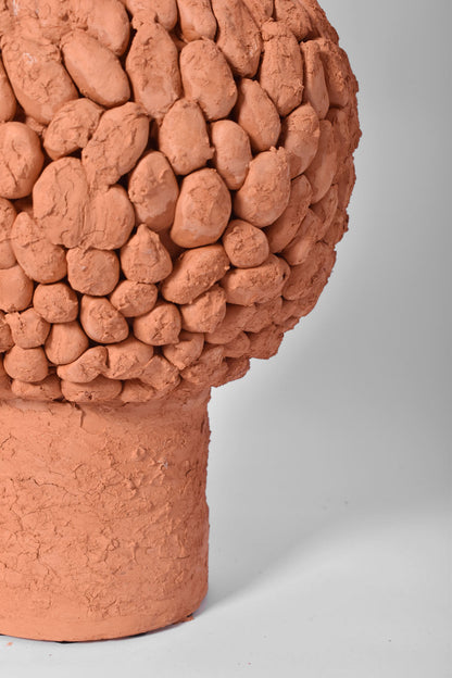 "Melides" 42cm terracota lamp, Barracuda Edition.