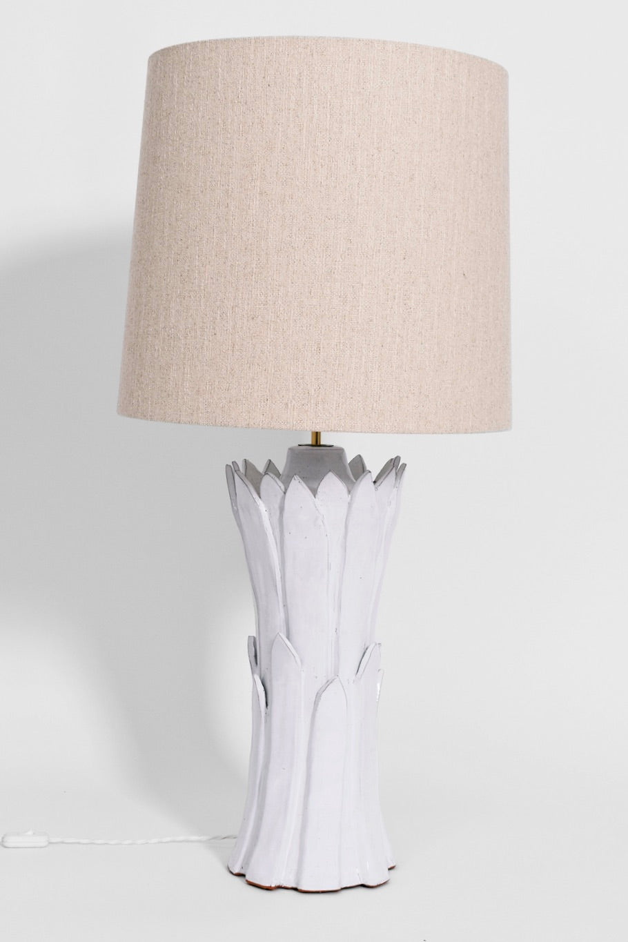 "Sintra" 55cm white lamp, Barracuda edition.