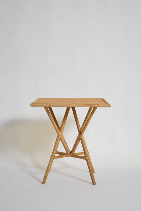 "Arrabida" 55cm natural rattan table, Barracuda Edition.