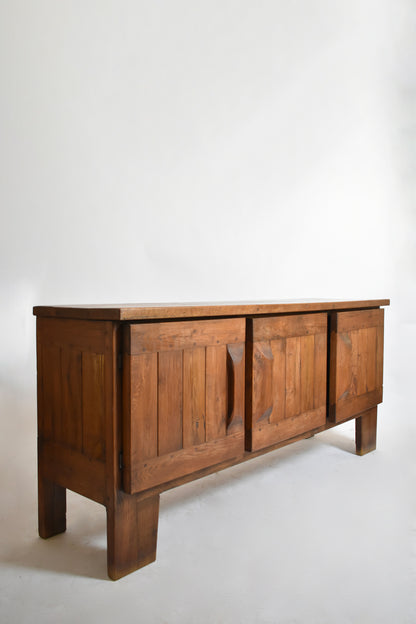 Brutalist oak sideboard, 1950s.