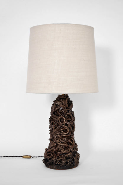 "Angkor" 42cm brown lamp, Barracuda edition.