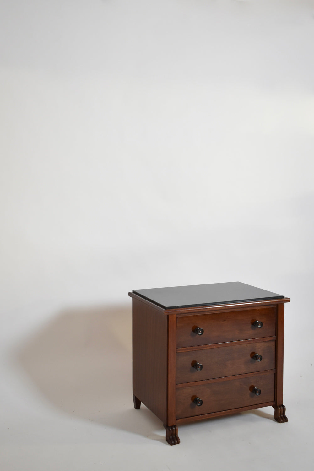 Pair of lion paws bedside tables, 1960s