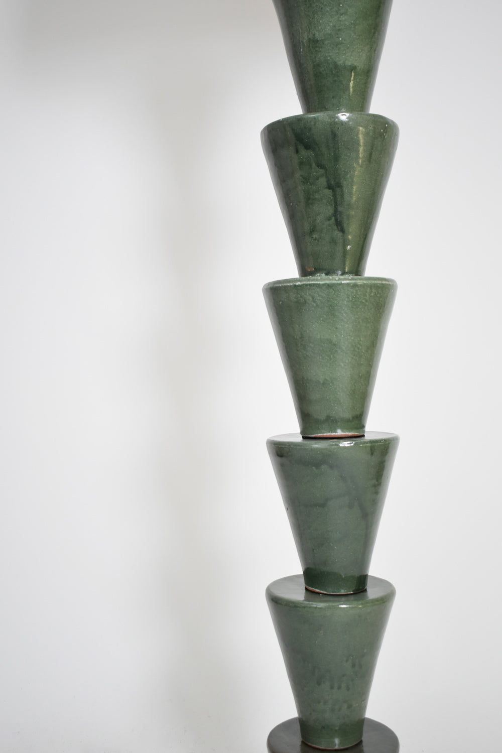 “Nizwa” green ceramic floor lamp, Barracuda Edition.