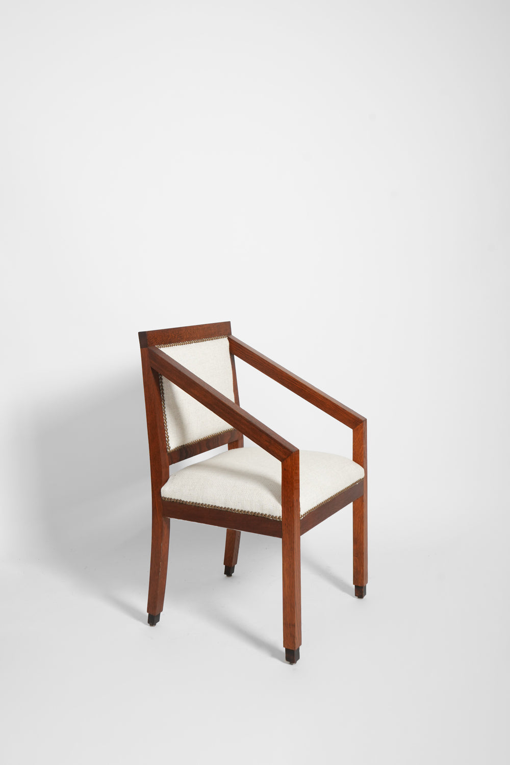 Amsterdam school oak armchair, 1910s.