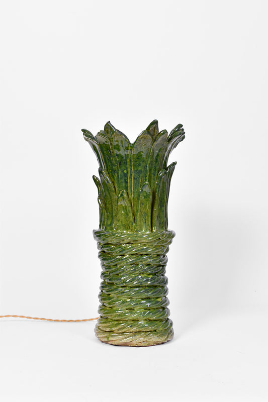"Sintra" green basin lamp, Barracuda edition.