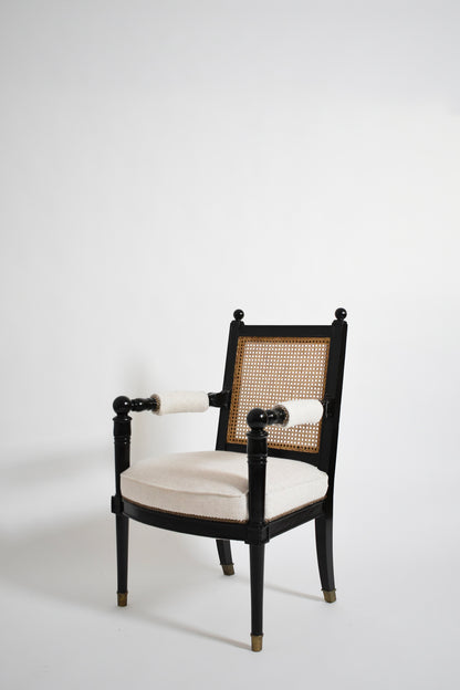 Pair of Jansen armchairs, 1970s.