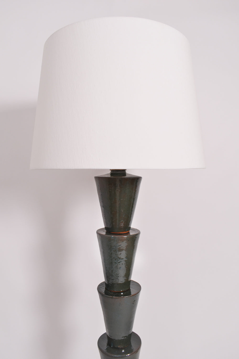 "Nizwa" blue and green ceramic floor lamp, Barracuda Edition.