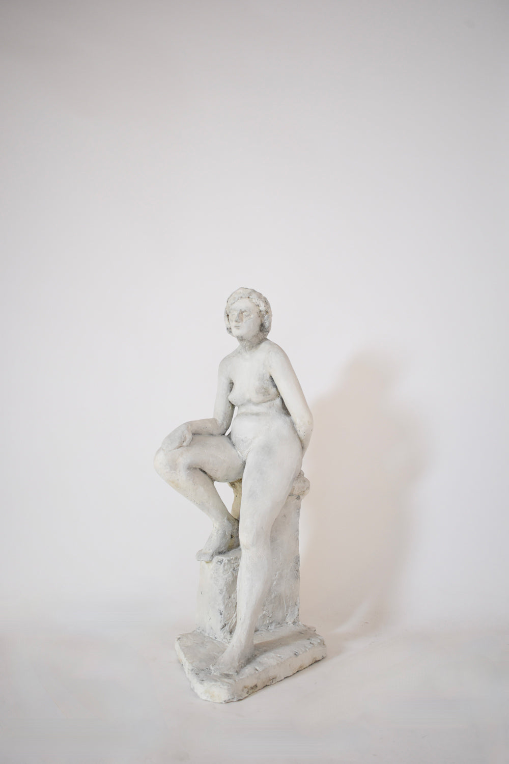 Woman plaster sculpture, 1930s.