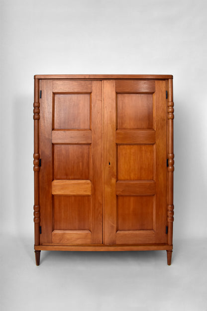 Oak wardrobe, 1950s.