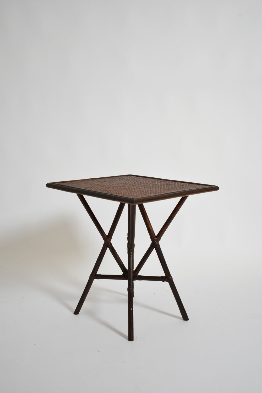 "Arrabida" 55cm brown rattan table, Barracuda Edition.