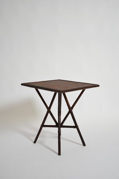 "Arrabida" 55cm brown rattan table, Barracuda Edition.