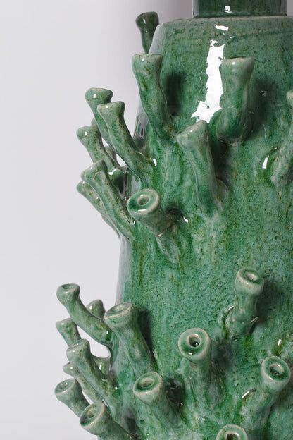 "Belize" 45cm green lamp, Barracuda Edition.