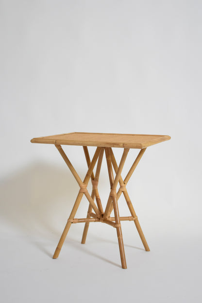"Arrabida" 55cm natural rattan table, Barracuda Edition.