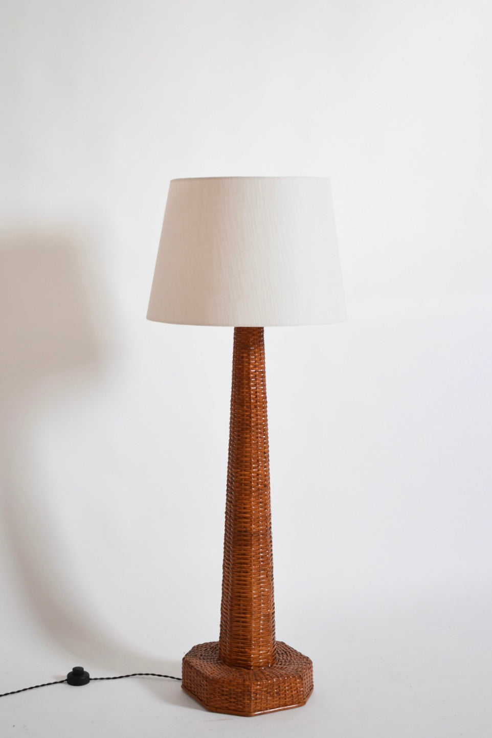 “Caprarola” 105cm braided floor lamp, Barracuda Edition