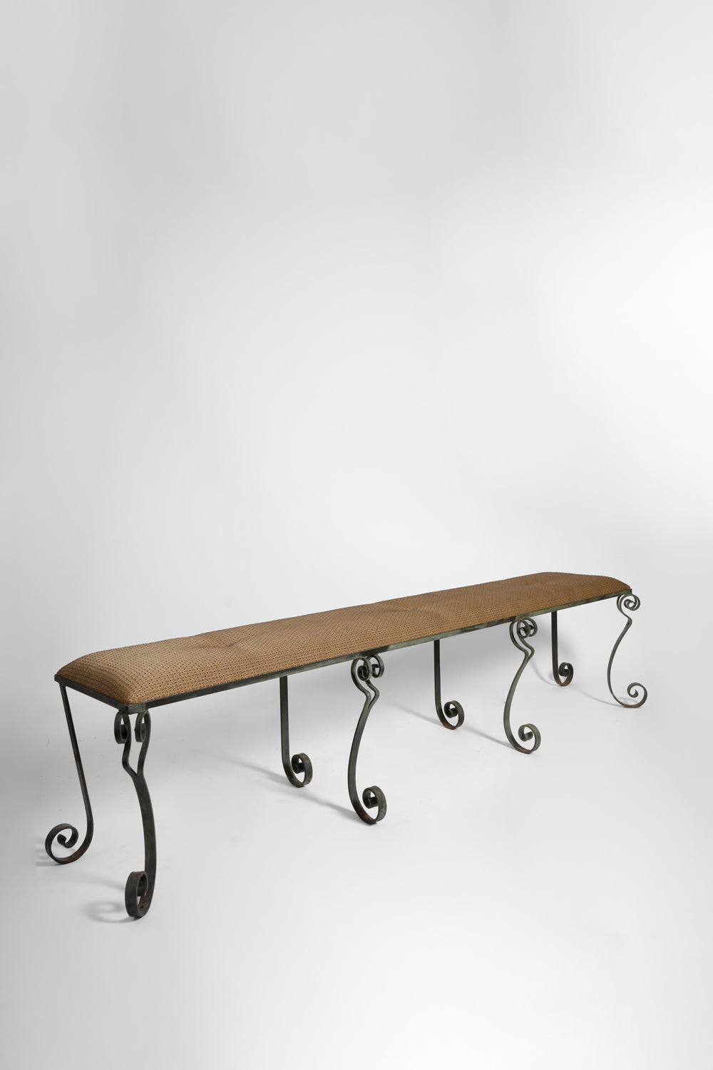 Forged iron bench, 1940s.