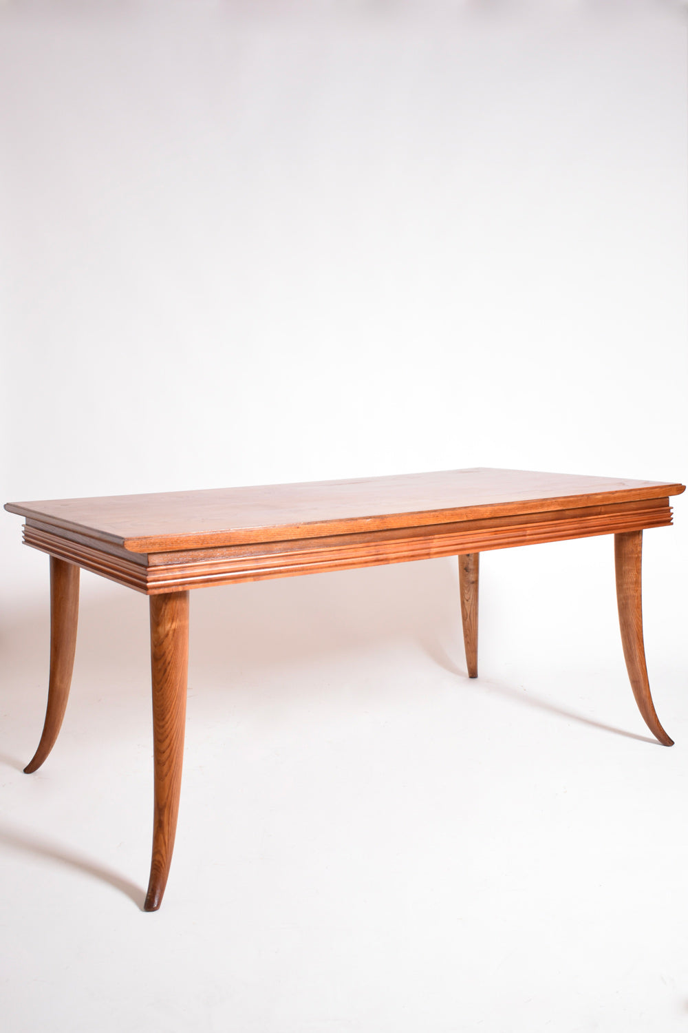 Etruscan style horns feet console dining table, 1960s.