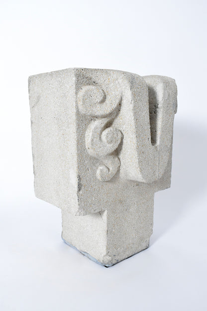 Anthropomorphic stone sculpture, 1970s.