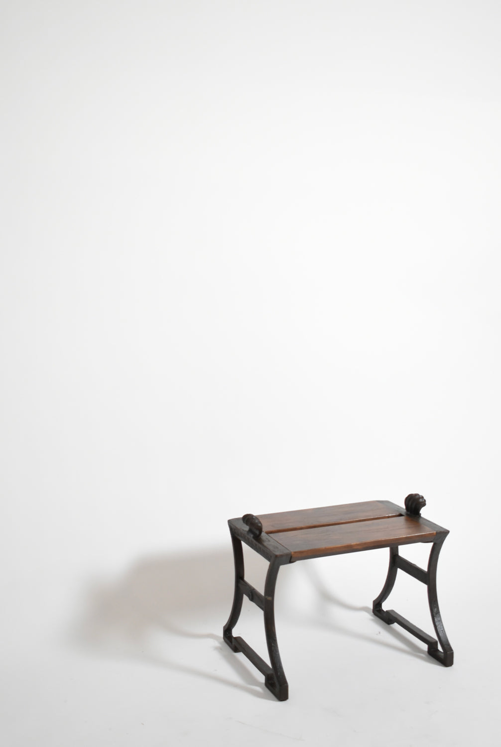 Folke Bensow cast iron and wood bench, 1920s.