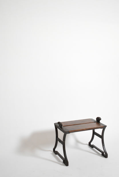 Folke Bensow cast iron and wood bench, 1920s.