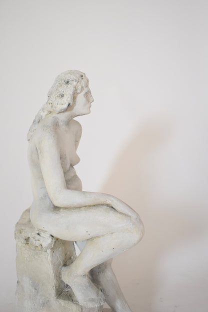 Woman plaster sculpture, 1930s.