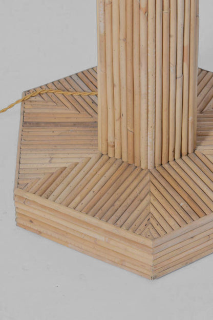 “Caprarola” rattan floor lamp, Barracuda Edition.