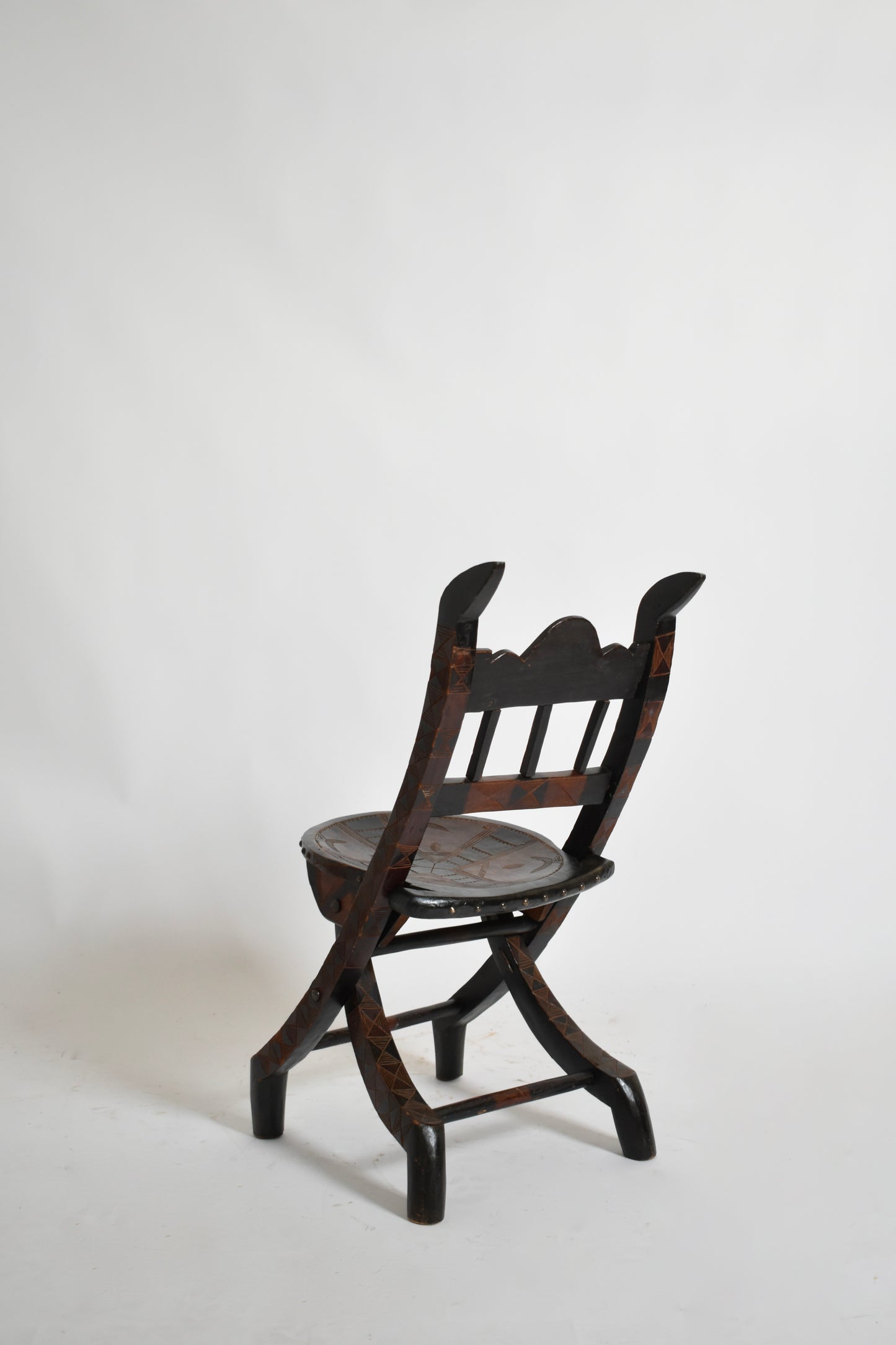 Wooden Senoufo chair, 1960s.
