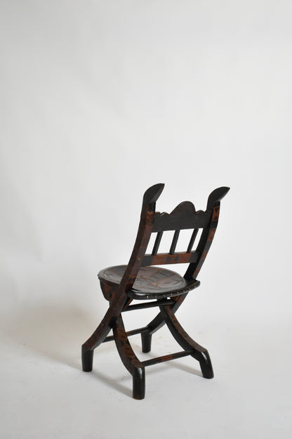Wooden Senoufo chair, 1960s.