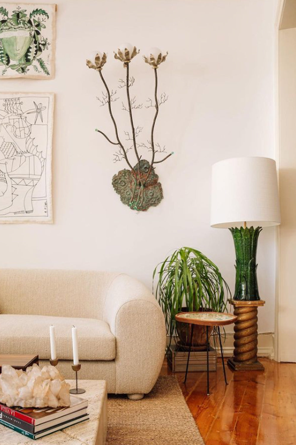 "Sintra" 55cm green lamp, Barracuda Edition.