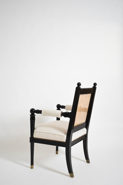 Pair of Jansen armchairs, 1970s.