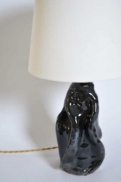 "Angkor" 33cm blue green lamp, Barracuda Edition.