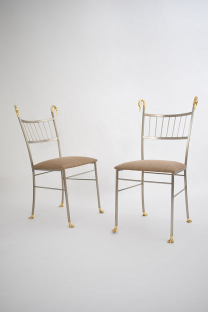 Pair of swan chairs. USA, 1970.