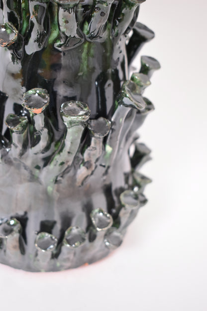 "Belize" 25cm green and black lamp, Barracuda Edition.