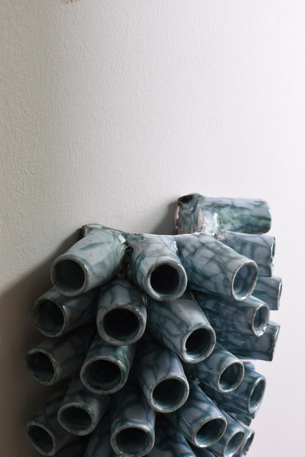 "Belize" 34cm light blue wall sconce lamp, Barracuda Edition.