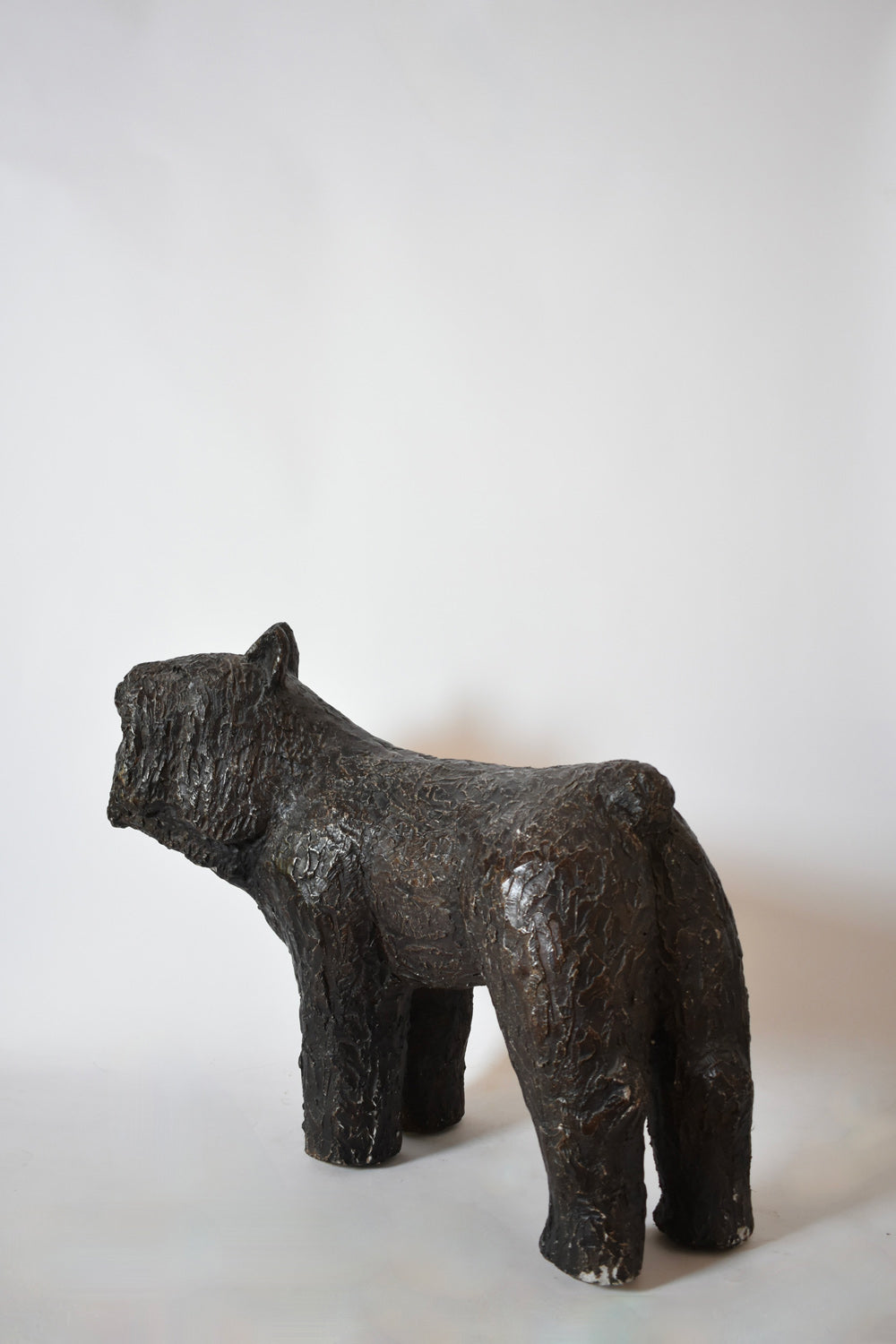Ceramic zoomorphic sculpture, 1970s.