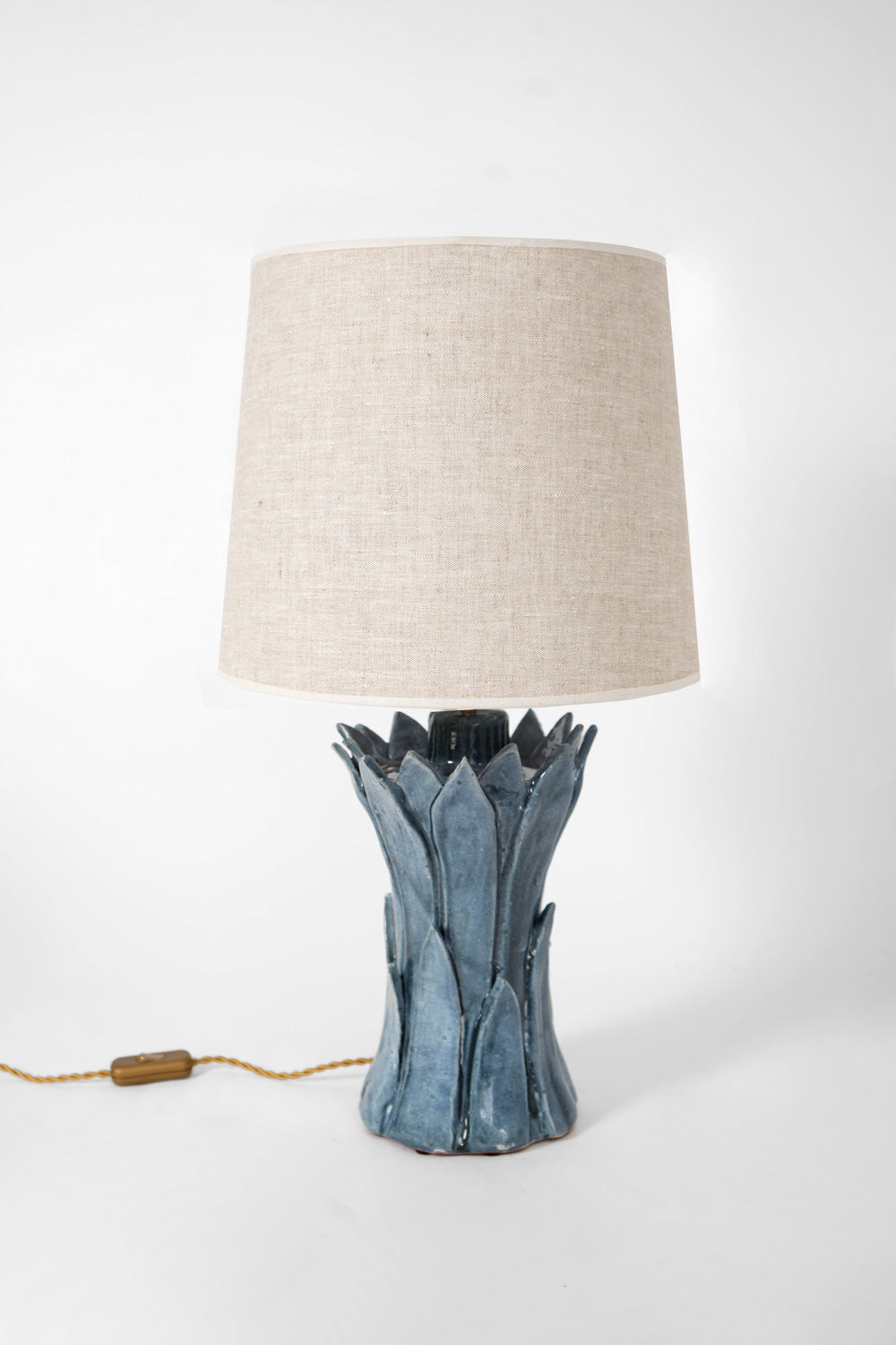 "Sintra" small blue table lamp. Barracuda edition.