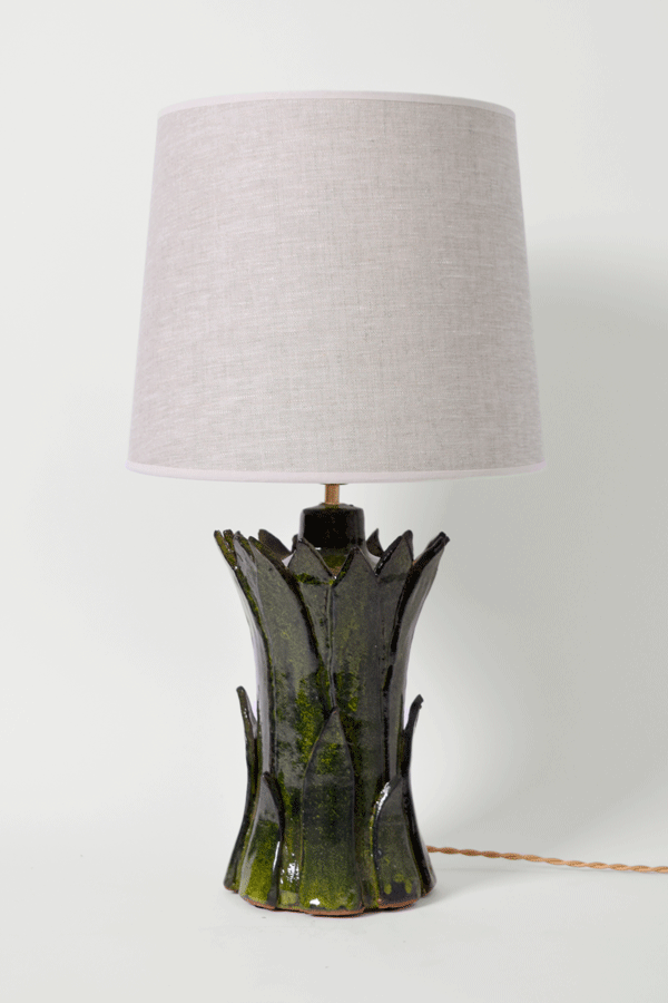 "Sintra" 30cm green table lamp, Barracuda edition.