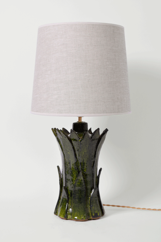 "Sintra" 30cm green table lamp, Barracuda edition.