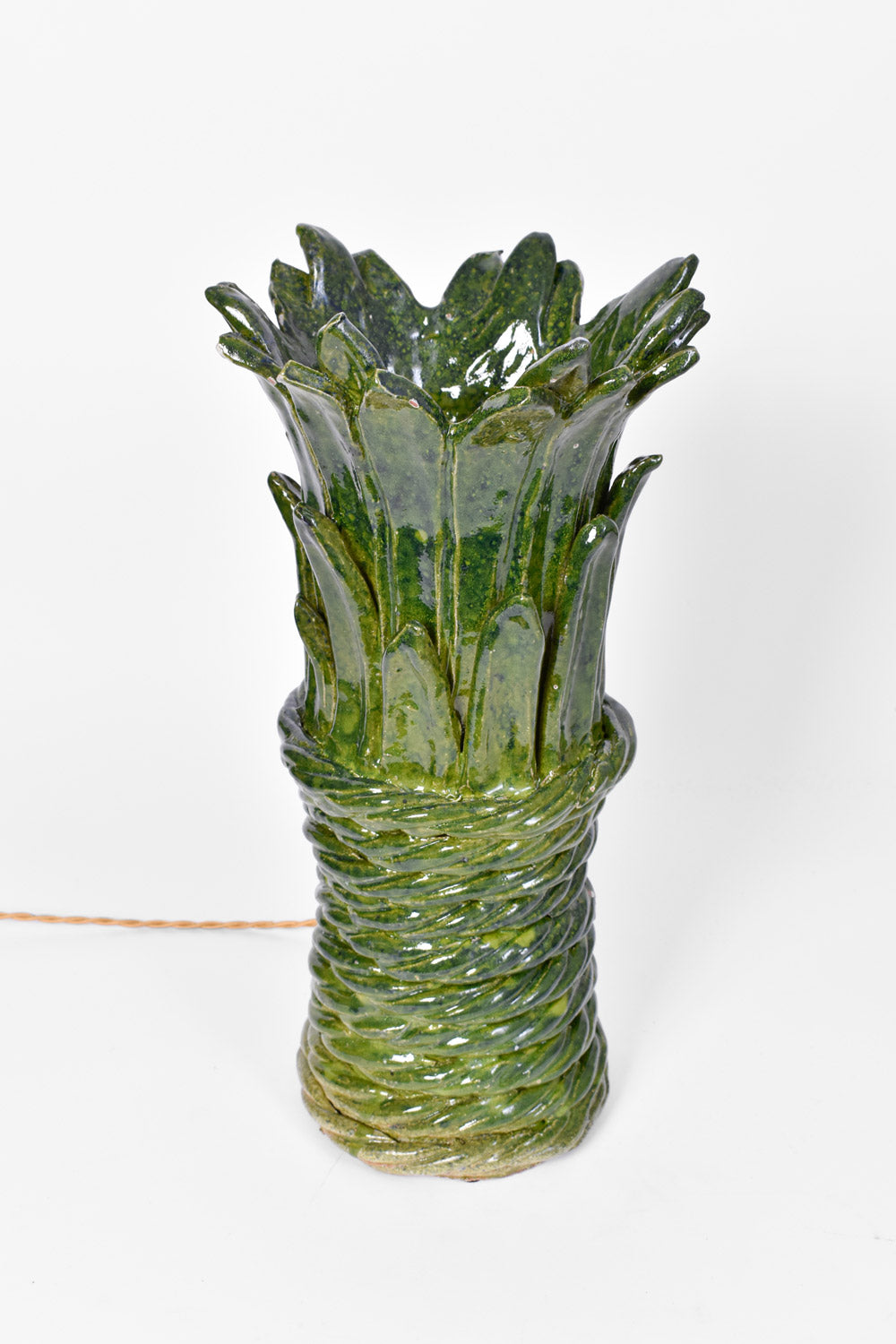 "Sintra" green basin lamp, Barracuda edition.