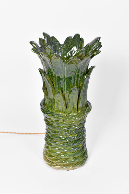 "Sintra" green basin lamp, Barracuda edition.