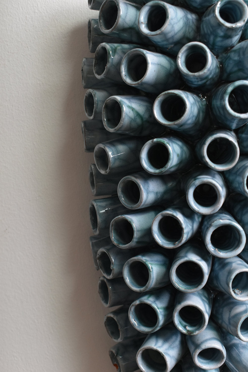 "Belize" 34cm light blue wall sconce lamp, Barracuda Edition.