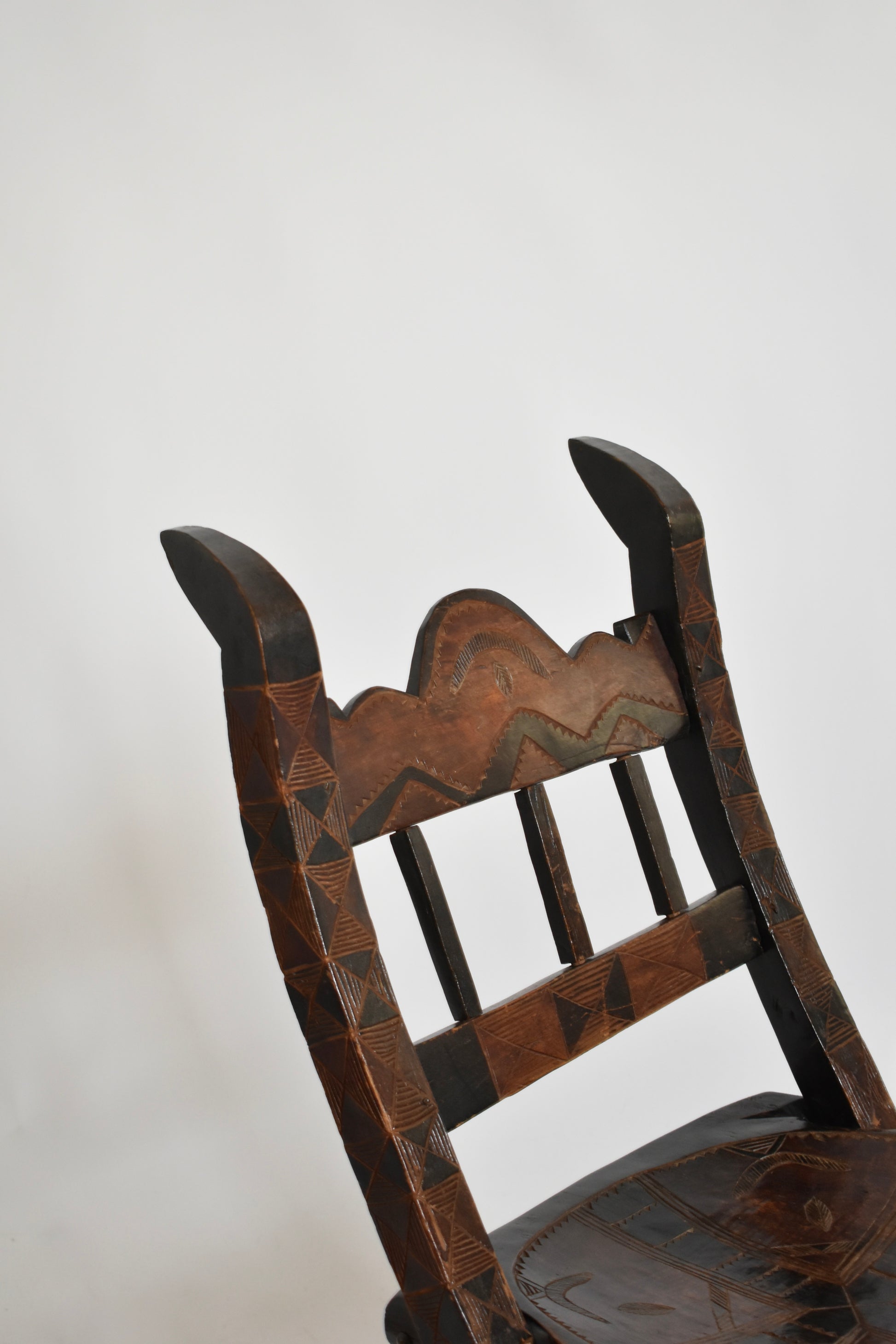 Wooden Senoufo chair, 1960s.